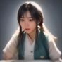 羞羞视频导航高级编辑林晓的照片，年轻女性面对双屏工作站进行内容分类整理，桌面整洁有序体现细致的工作风格